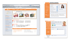 生徒用Webレッスン予約画面