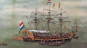 江戸時代のオランダ船