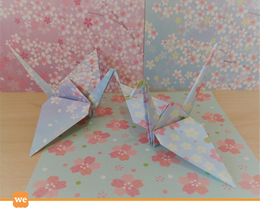 How to make an Origami paper crane - final