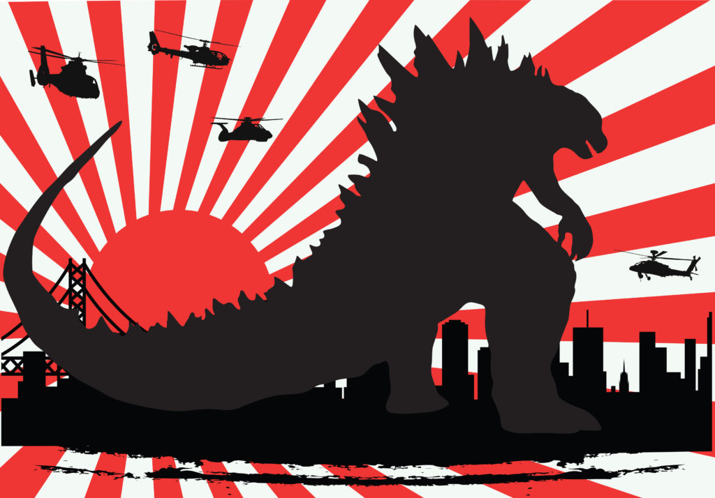 Famous Japanese Demons: Godzilla
Kaijū - 怪獣 and Kaibutsu -  怪物 