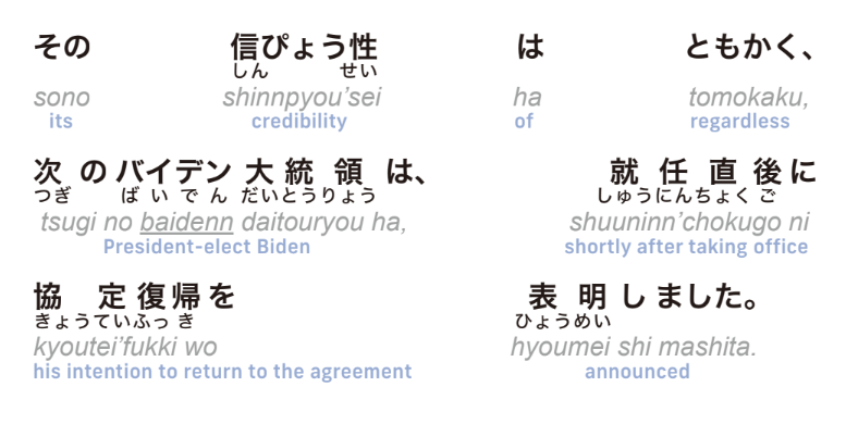Furigana for the “An Inconvenient Truth” Is a Reality