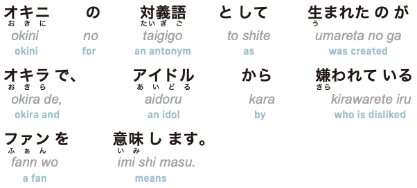 Japanese language Lesson 4D material, Regular-Furigana-Romaji-English, Japanese Buzzword