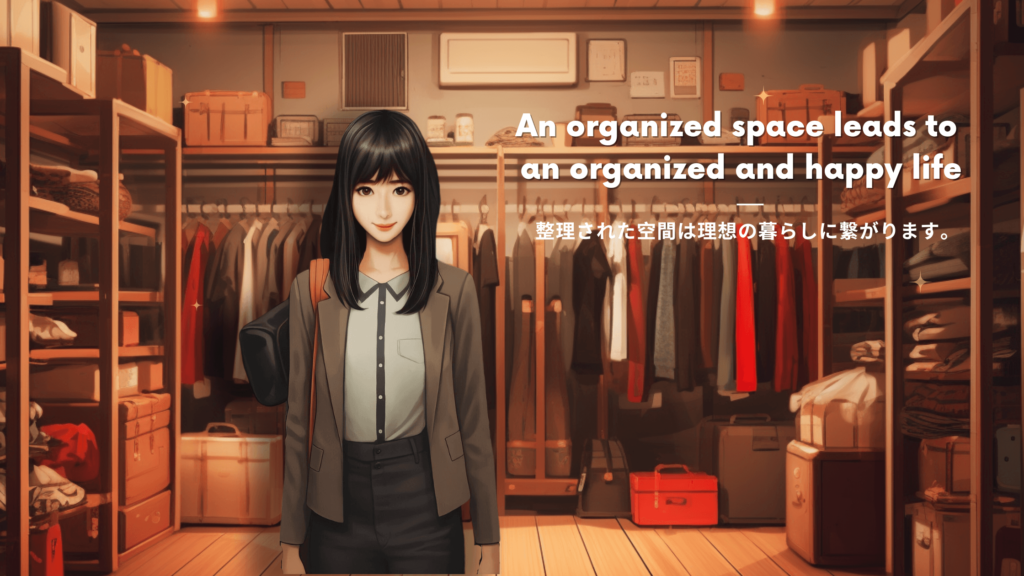 KonMari method - an organized space leads to an organized life