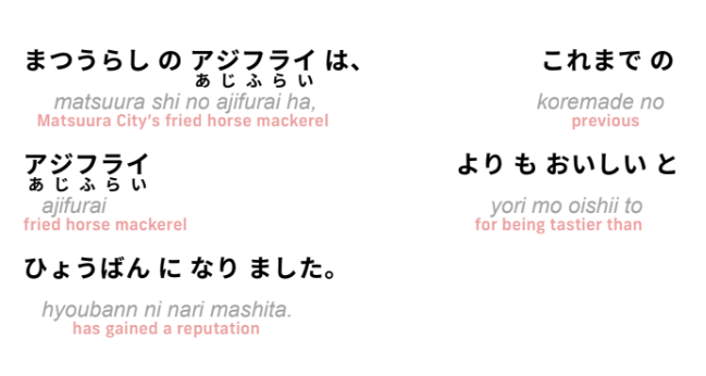 Japanese language Lesson 4D material, Regular-Furigana-Romaji-English, 